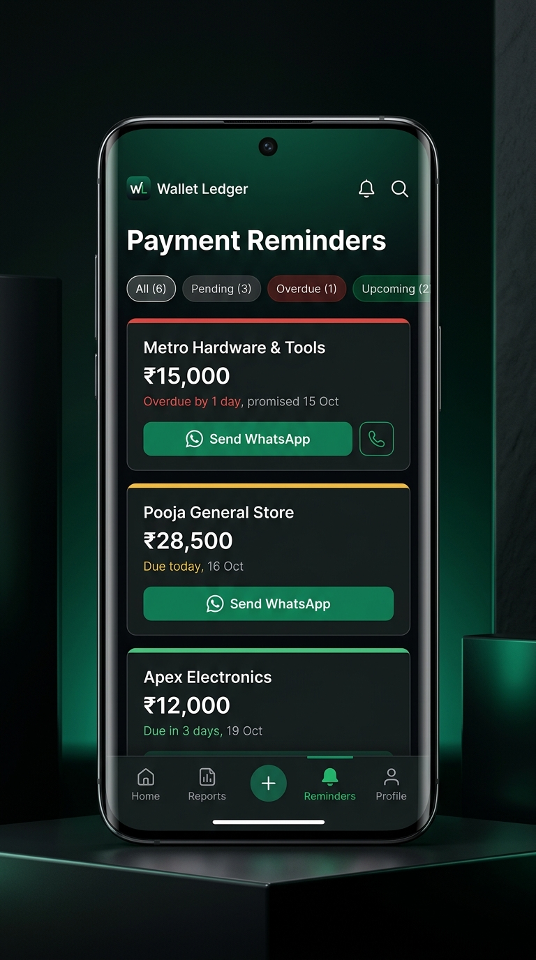 Payment Due Alerts